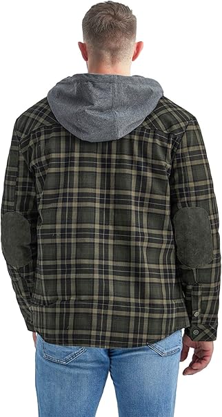 R&B | Herren Outdoorjacke kariert mit Isolierung & wasserabweisender Beschichtung