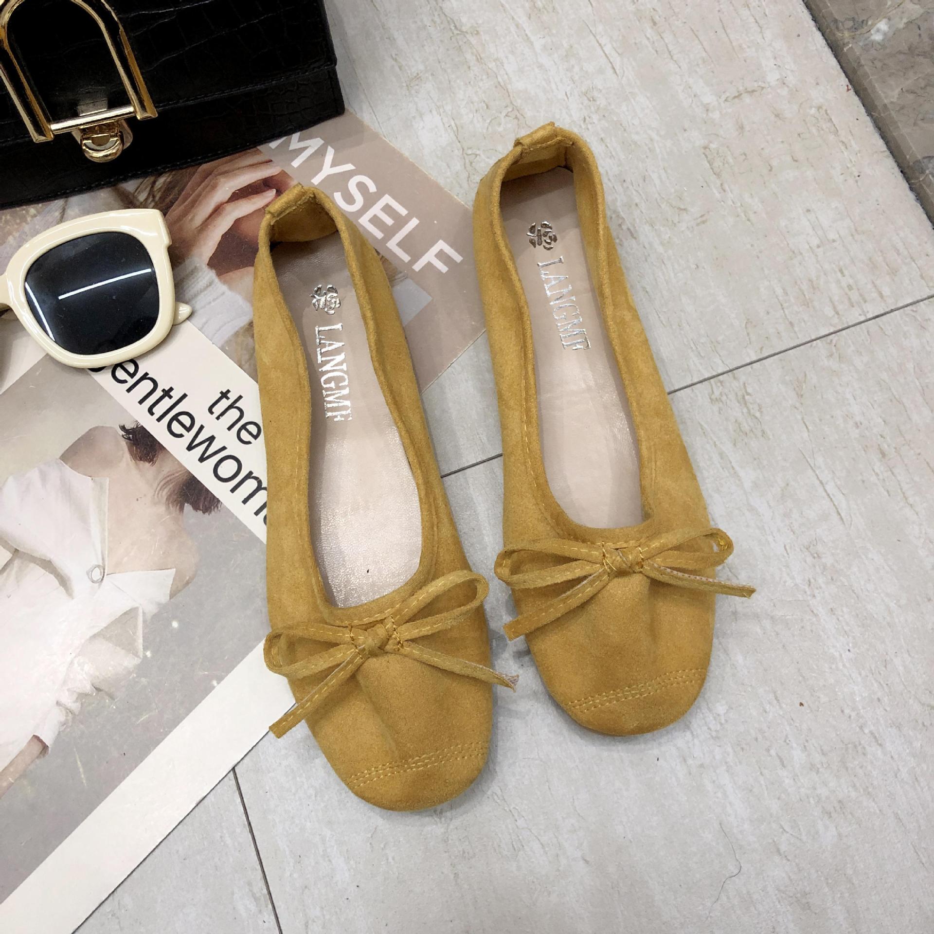 Damen Ballerinas mit zartem Schleifen-Design und weichem Obermaterial R&B