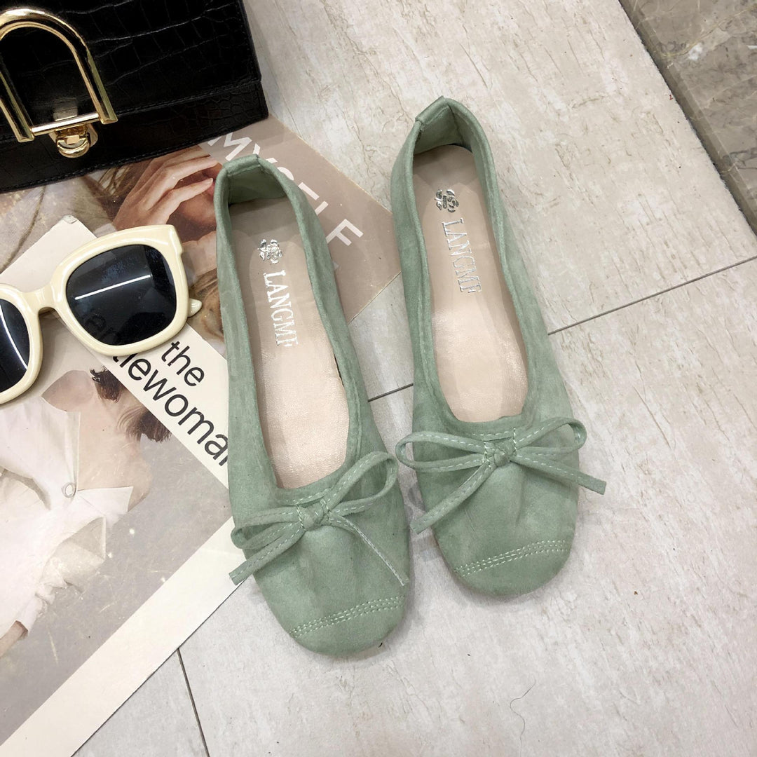 Damen Ballerinas mit zartem Schleifen-Design und weichem Obermaterial R&B