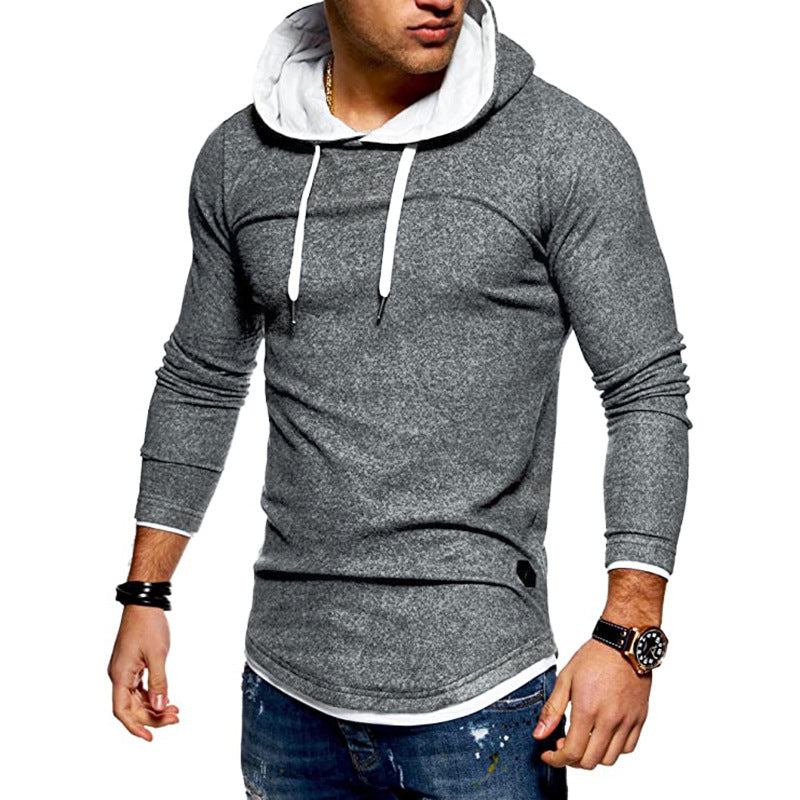 Herren lässiger Kapuzenpullover mit durchgehendem Reißverschluss und innovativer Passform