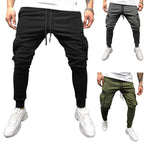 Herren modische Cargohose mit elastischem Bund und praktischen Taschen