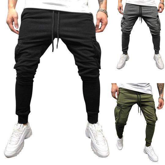Herren modische Cargohose mit elastischem Bund und praktischen Taschen R&B