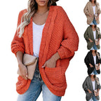 Damen Strickjacke mit lässigem Schnitt und tiefen Taschen R&B