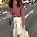 Damen Langarmshirt mit lässigem Schnitt und zeitlosem Design