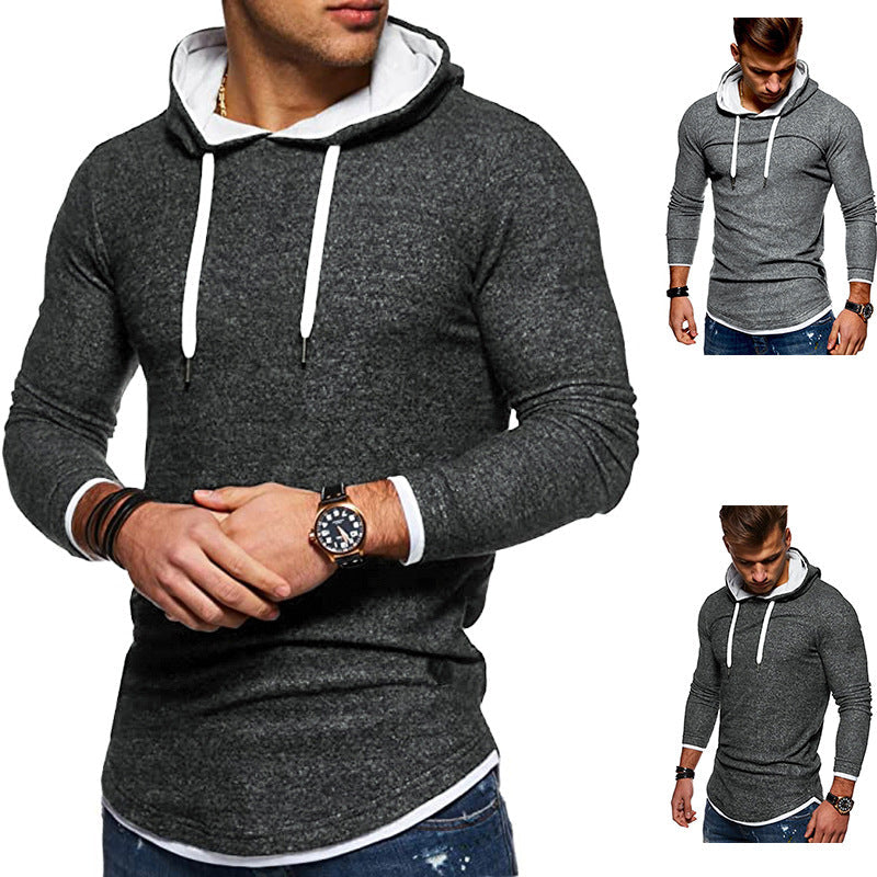 Herren lässiger Kapuzenpullover mit durchgehendem Reißverschluss und innovativer Passform
