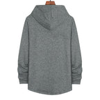Herren lässiger Kapuzenpullover mit durchgehendem Reißverschluss und innovativer Passform