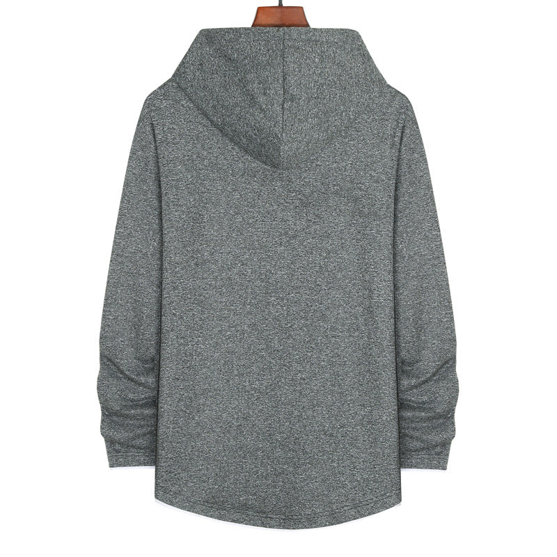 Herren lässiger Kapuzenpullover mit durchgehendem Reißverschluss und innovativer Passform