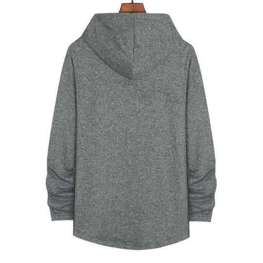 Herren lässiger Kapuzenpullover mit durchgehendem Reißverschluss und innovativer Passform R&B