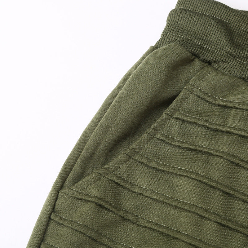 Herren modische Sportpants mit strukturiertem Design und elastischem Bund