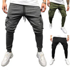 Herren modische Cargohose mit elastischem Bund und praktischen Taschen
