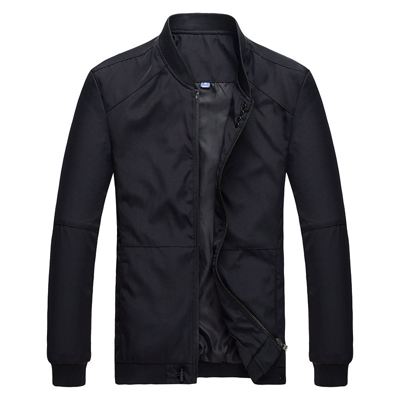 Herren Freizeitjacke mit Druckknopfverschluss und seitlichen Eingrifftaschen R&B
