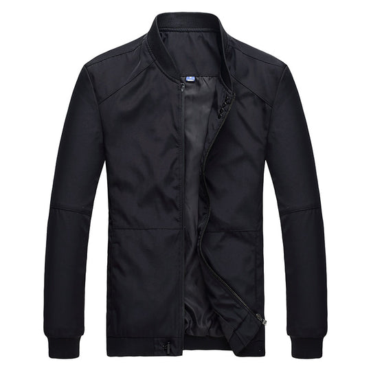 Herren Freizeitjacke mit Druckknopfverschluss und seitlichen Eingrifftaschen R&B