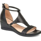Damen Wedge-Sandalen mit elegantem Schnitt und verstellbarem Riemendesign R&B