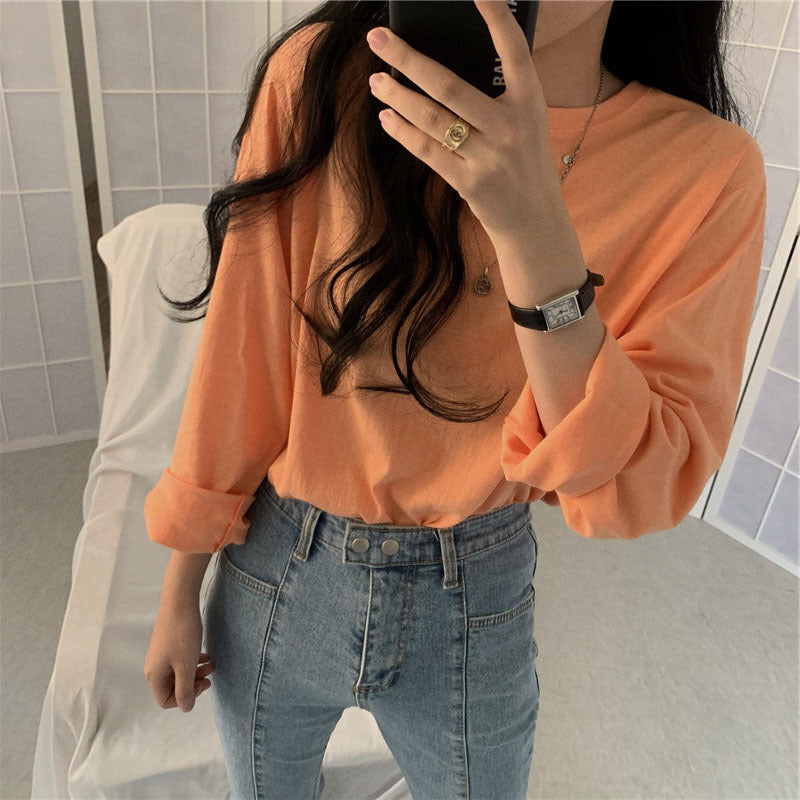 Damen Langarmshirt mit lässigem Schnitt und zeitlosem Design