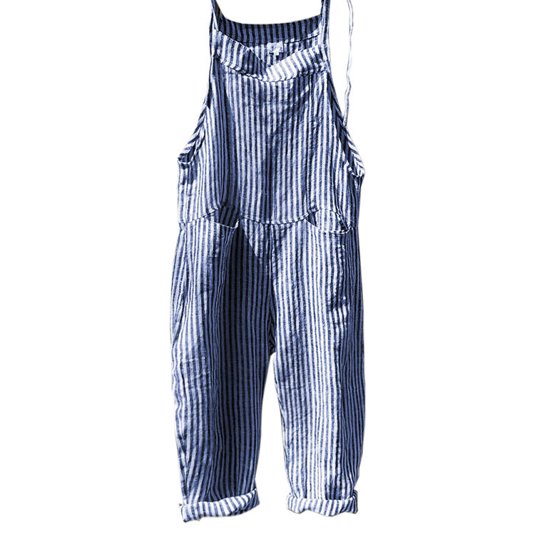 Damen Lässiger Jumpsuit mit lässigem Schnitt und praktischen Taschen R&B
