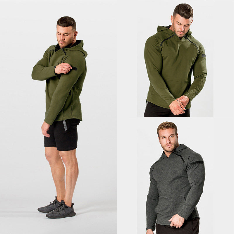 Herren funktionale Kapuzenjacke mit innovativem Schnitt und atmungsaktiven Eigenschaften