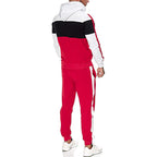 Herren Athletic Farbblockierter Trainingsanzug Set R&B