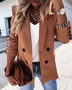 Damen glitzernder Blazer mit luxuriösen Details R&B