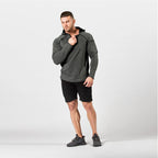 Herren funktionale Kapuzenjacke mit innovativem Schnitt und atmungsaktiven Eigenschaften