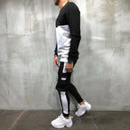 Herren modisches Sweatshirt- und Jogginghosen-Set mit funktionalen Taschen