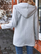 R&B | Reißverschlussjacke mit Kapuze Polyester/baumwolle Lässig und Komfortabel