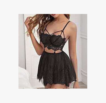 Damen Spitzen-Babydoll mit verführerischen Details R&B