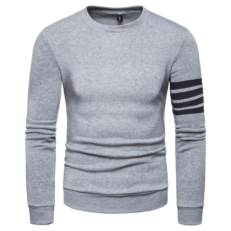 Herren modischer Sweatshirt mit sportlichem Streifen-Design R&B