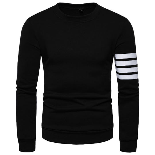 Herren modischer Sweatshirt mit sportlichem Streifen-Design R&B