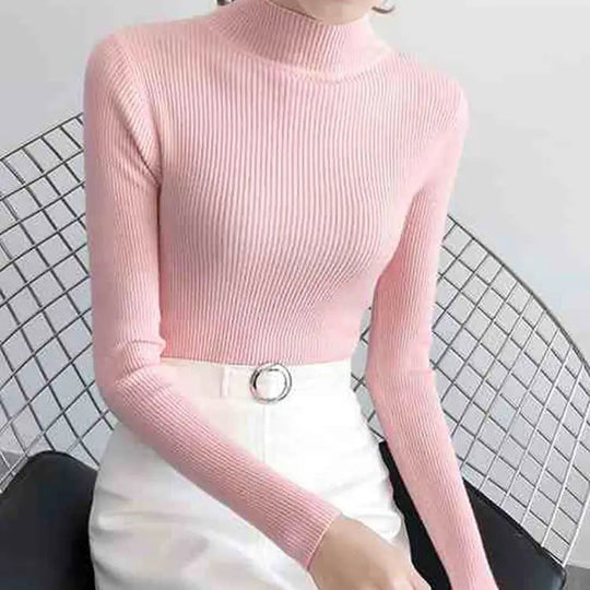 R&B | Gemütlicher Gerippter Wollpullover für Damen