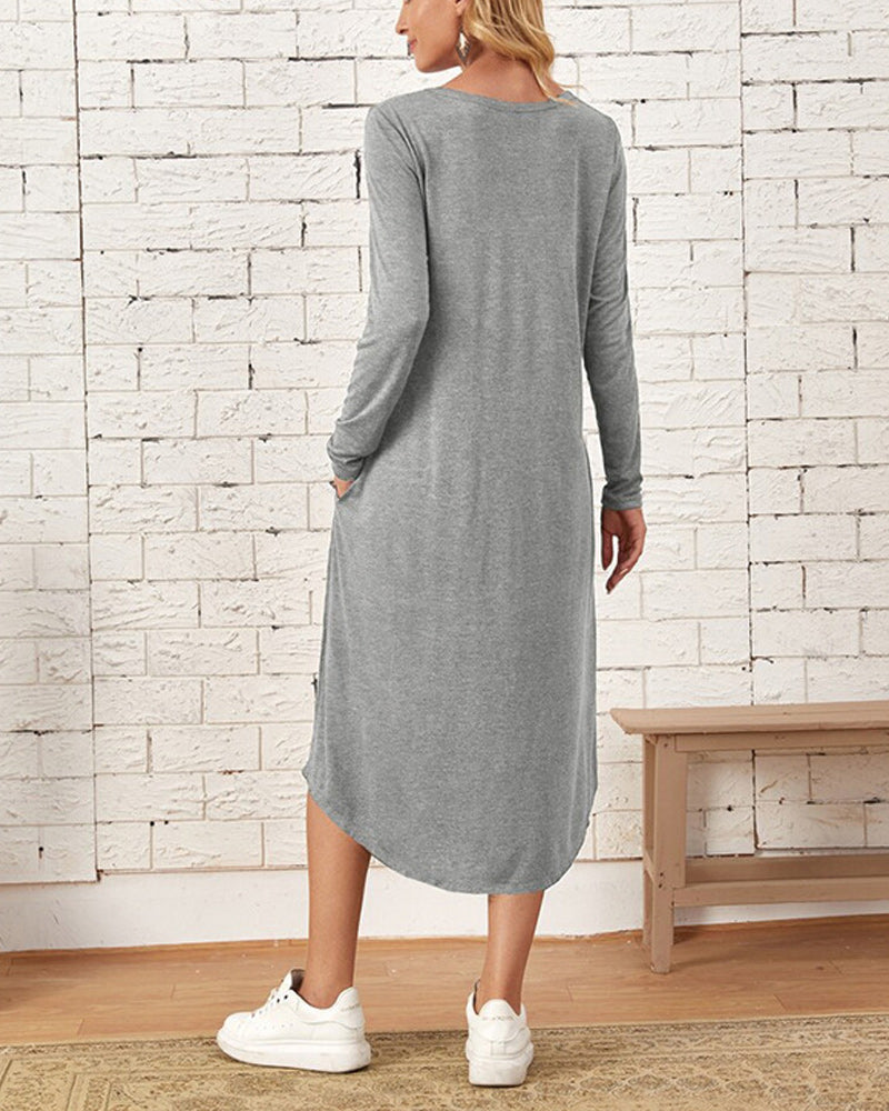 R&B | Lockeres Kleid mit Taschen