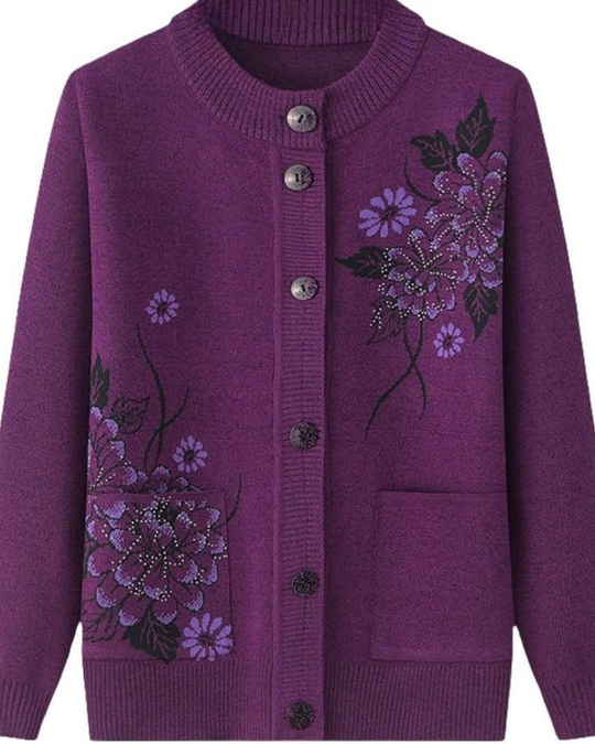 R&B | Floral Charm Strickjacke