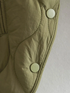 R&B | Gepolsterte Jacke Damen, Leichtes Übergröße Modell mit Taschen, Knopfverschluss