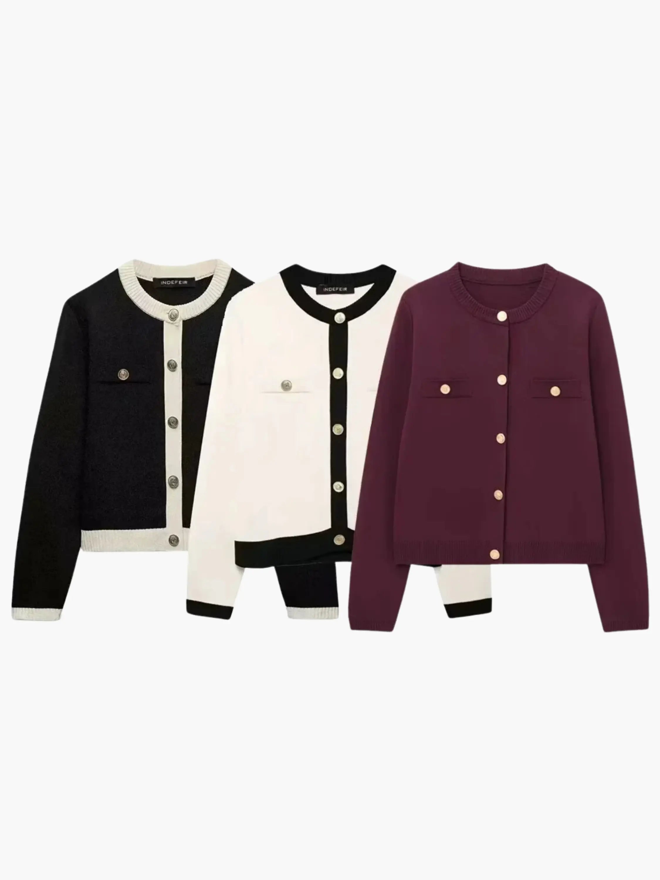 R&B | Strickjacke mit Knopfleiste