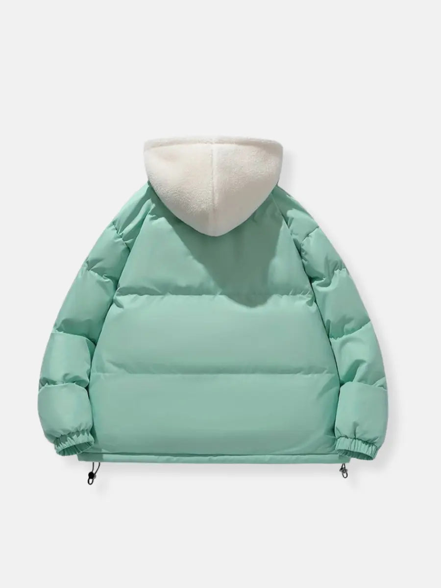 R&B | Warme Reißverschluss Winterjacke Komfort und Stil für Kalte Tage