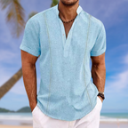 Donat Sommershirt mit Stickerei