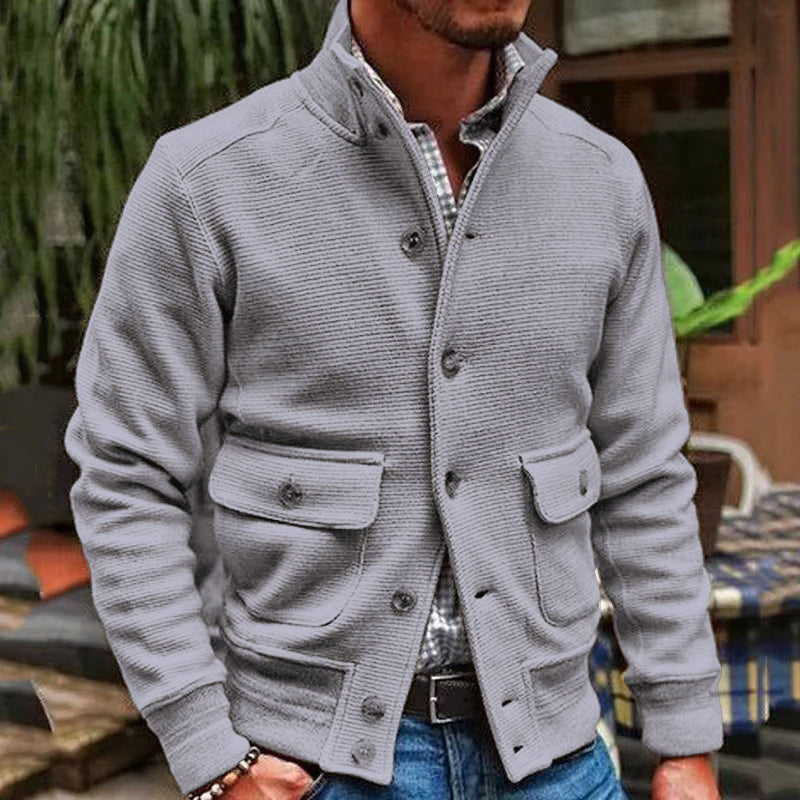 R&B | Modische Jacke mit Hohem Kragen