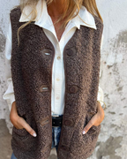 R&B | Damen Winterweste Aus Weicher Wolle