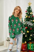 R&B | Weihnachten Puff Ärmelsweater