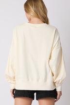R&B | Weihnachts LR&Bkuchenmann Paillette Lässig Langarm Sweatshirt