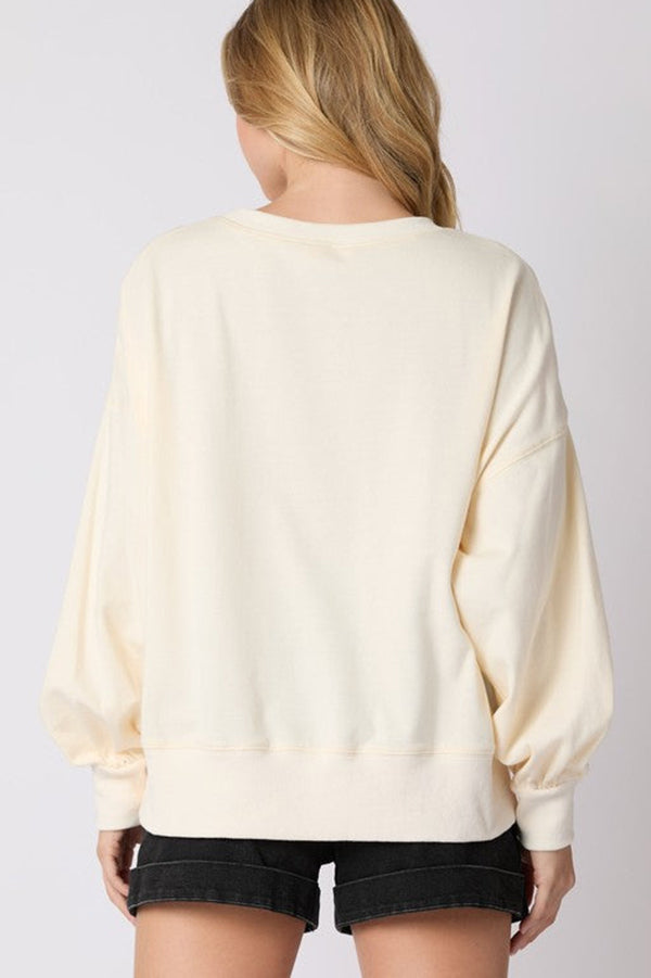 R&B | Weihnachts LR&Bkuchenmann Paillette Lässig Langarm Sweatshirt