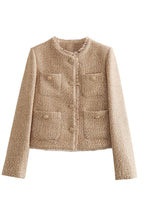 R&B | Jacke mit Rundhalsausschnitt und Knöpfen