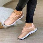 Komfortable Leder Damen-Sneakers R&B