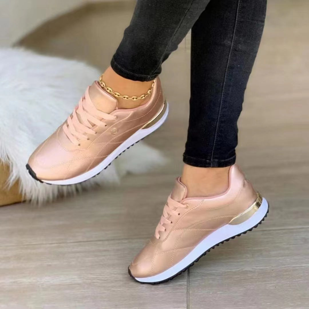 Komfortable Leder Damen-Sneakers R&B