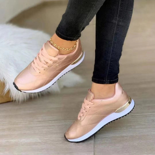 Komfortable Leder Damen-Sneakers R&B