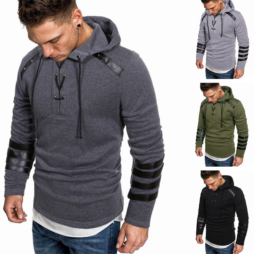 Herren Kapuzenpullover mit modischen details R&B