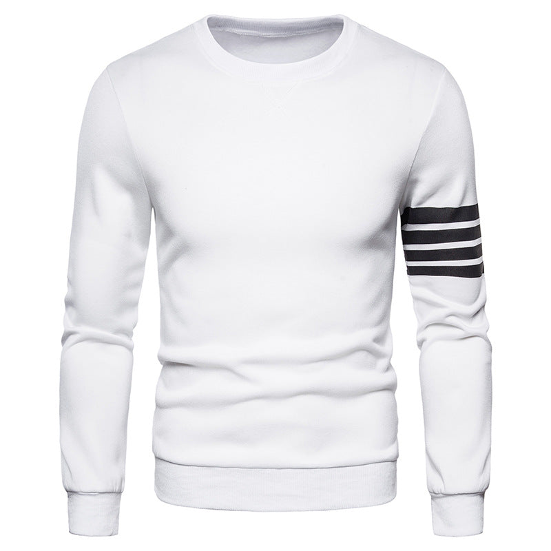 Herren modischer Sweatshirt mit sportlichem Streifen-Design R&B