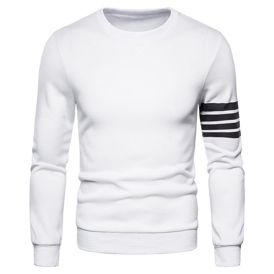 Herren modischer Sweatshirt mit sportlichem Streifen-Design R&B
