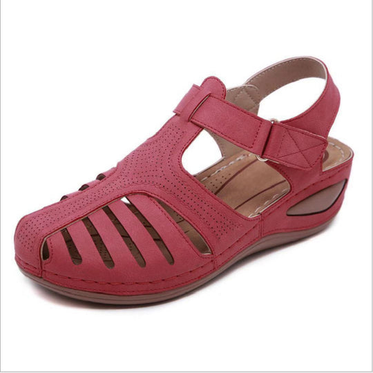 Damen Bequeme luftige Sandalen mit modischen Cut-Outs R&B