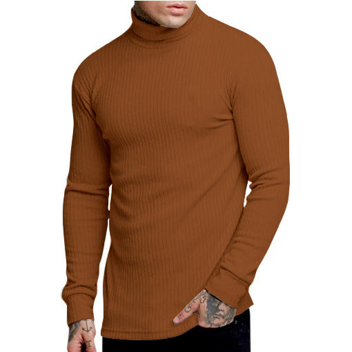 Herren modischer Rollkragenpullover R&B