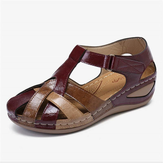 Damen Sandalen mit verstellbarem Riemendesign und anatomischer Fußbettung R&B